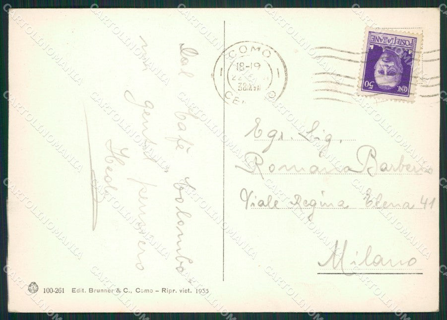 Como Città FG cartolina ZK0473 – retro