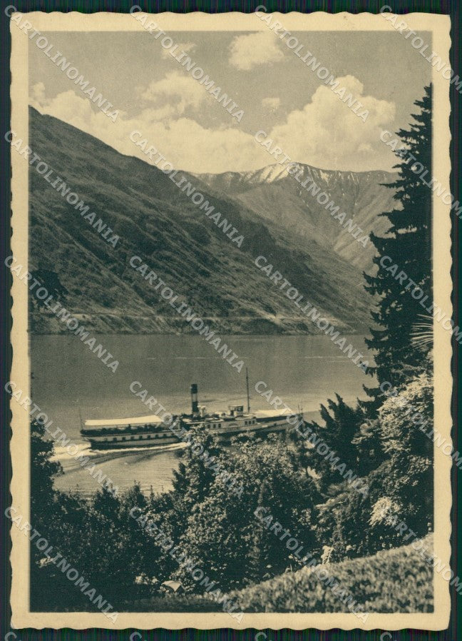 Como Città Villa Carlotta Battello FG cartolina ZK0474 – fronte