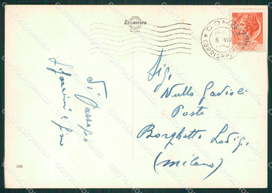 Como Città Foto FG cartolina ZK0482 – retro