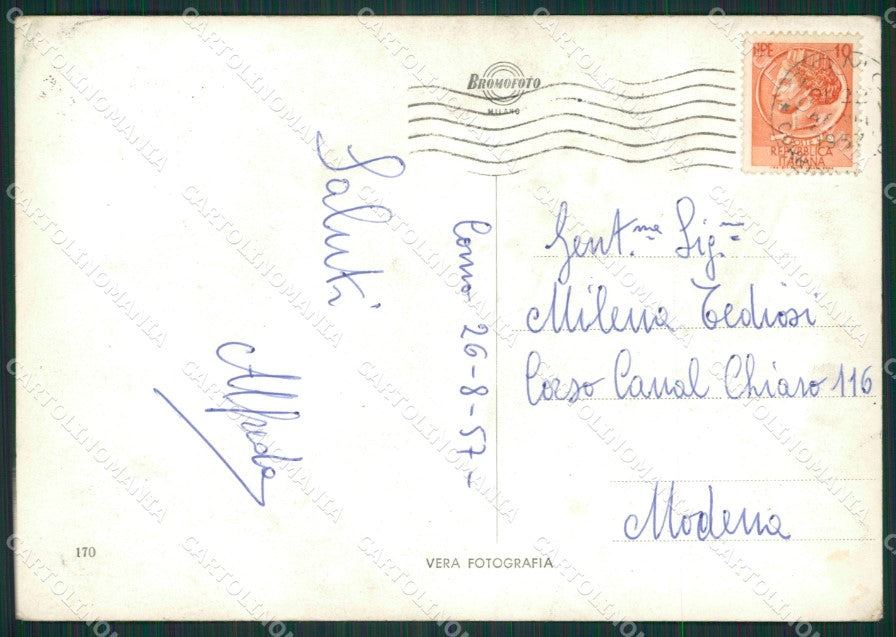 Como Città Saluti da Foto FG cartolina ZK0486 – retro