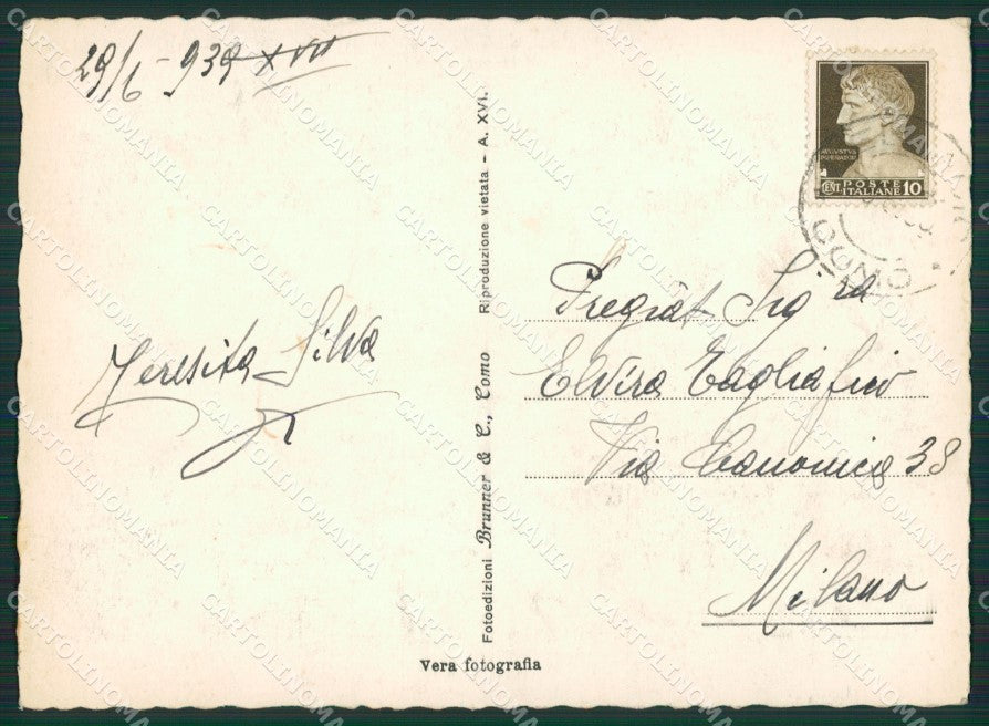 Lecco Varenna Foto FG cartolina ZK0496 – retro