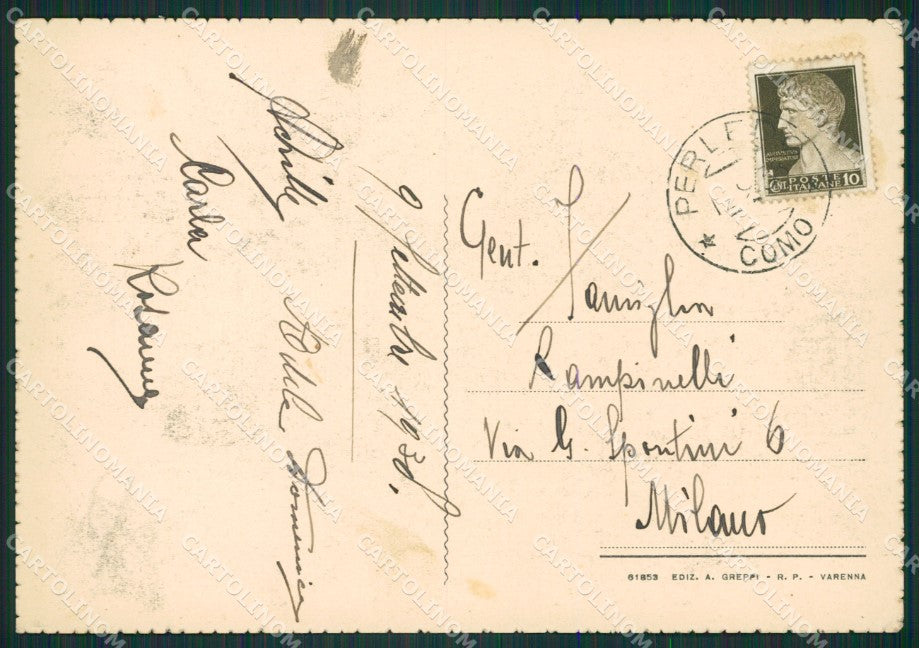 Lecco Varenna Vezio FG cartolina ZK0497 – retro