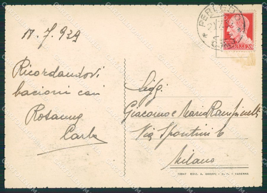 Lecco Perledo FG cartolina ZK0506 – retro