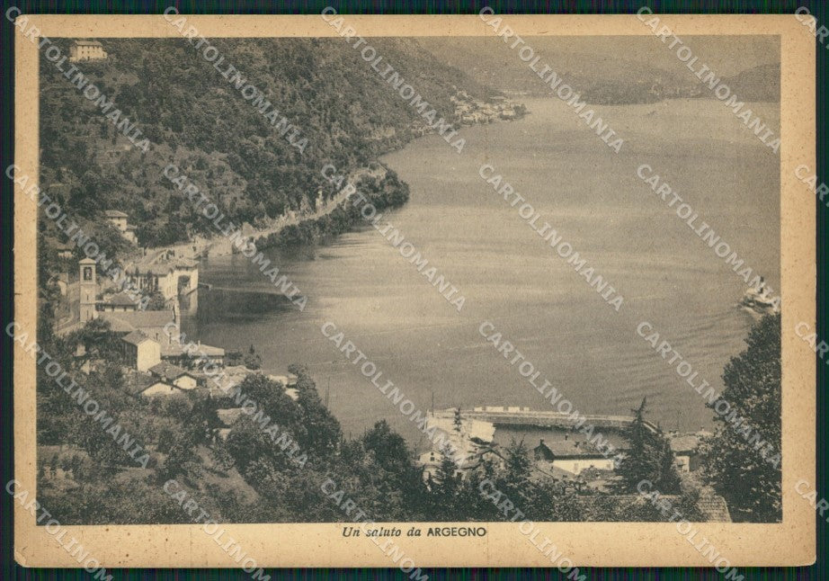 Como Argegno FG cartolina ZK0517 – fronte