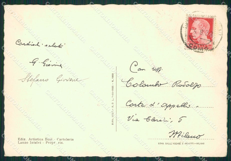 Como Lanzo D'Intelvi FG cartolina ZK0534 – retro