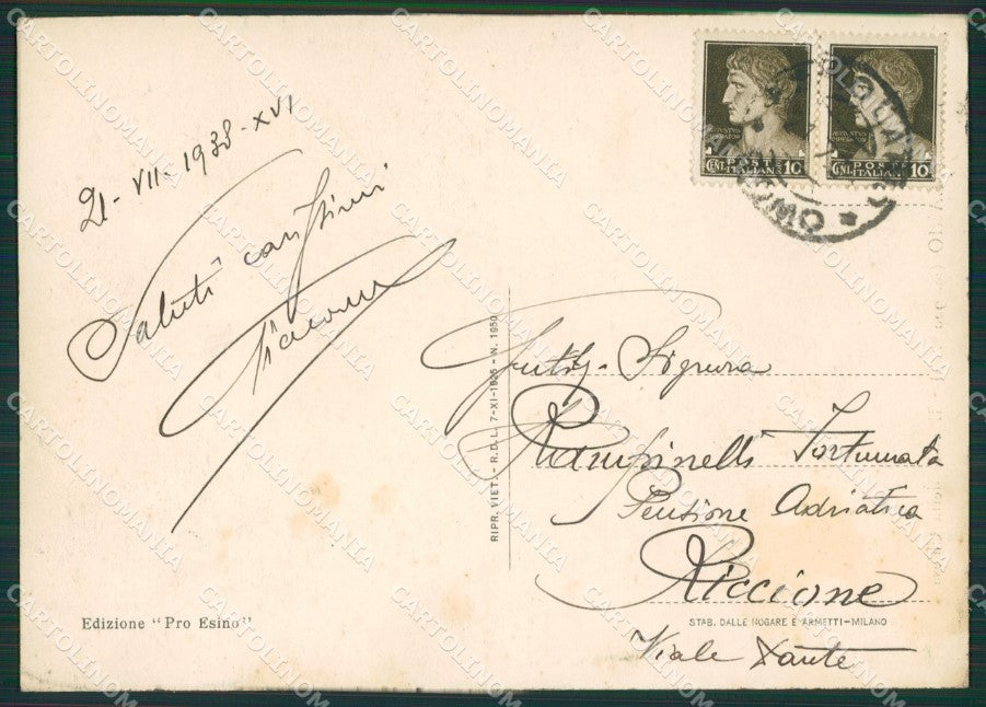 Lecco Esino Lario FG cartolina ZK0541 – retro