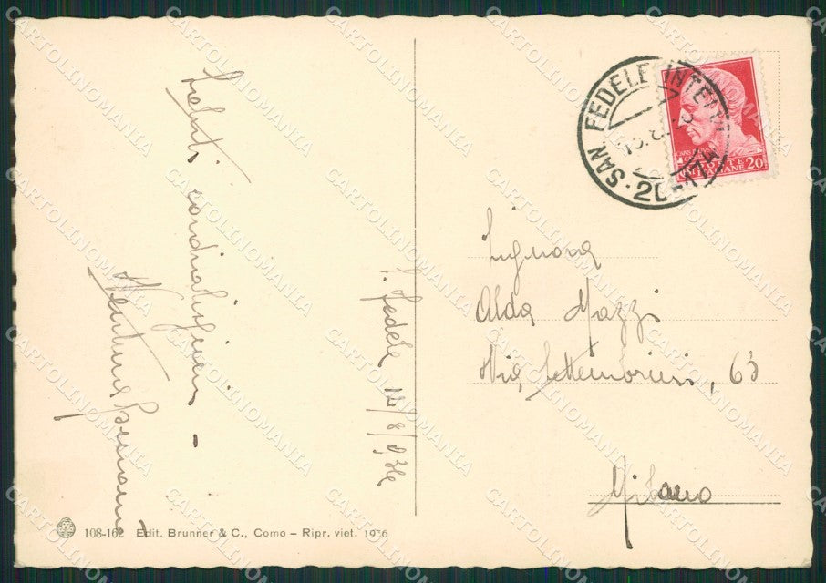Como San Fedele D'Intelvi FG cartolina ZK0562 – retro