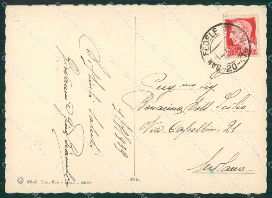 Como San Fedele D'Intelvi FG cartolina ZK0564 – retro