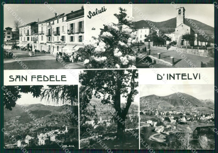Como San Fedele D'Intelvi Saluti da Foto FG cartolina ZK0565 – fronte