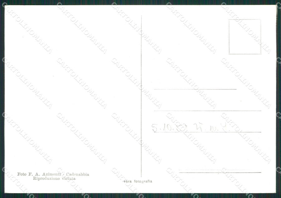 Como Cadenabbia Griante Foto FG cartolina ZK0580 – retro