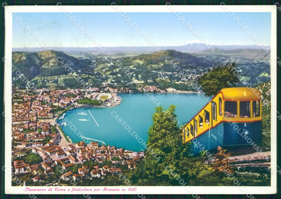 Como Brunate Funicolare FG cartolina ZK0583 – fronte