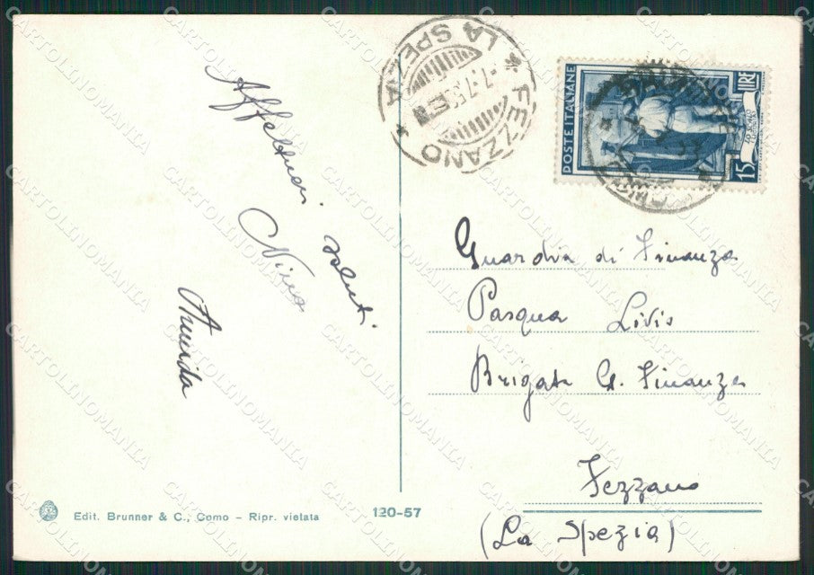Como Brunate Funicolare FG cartolina ZK0583 – retro