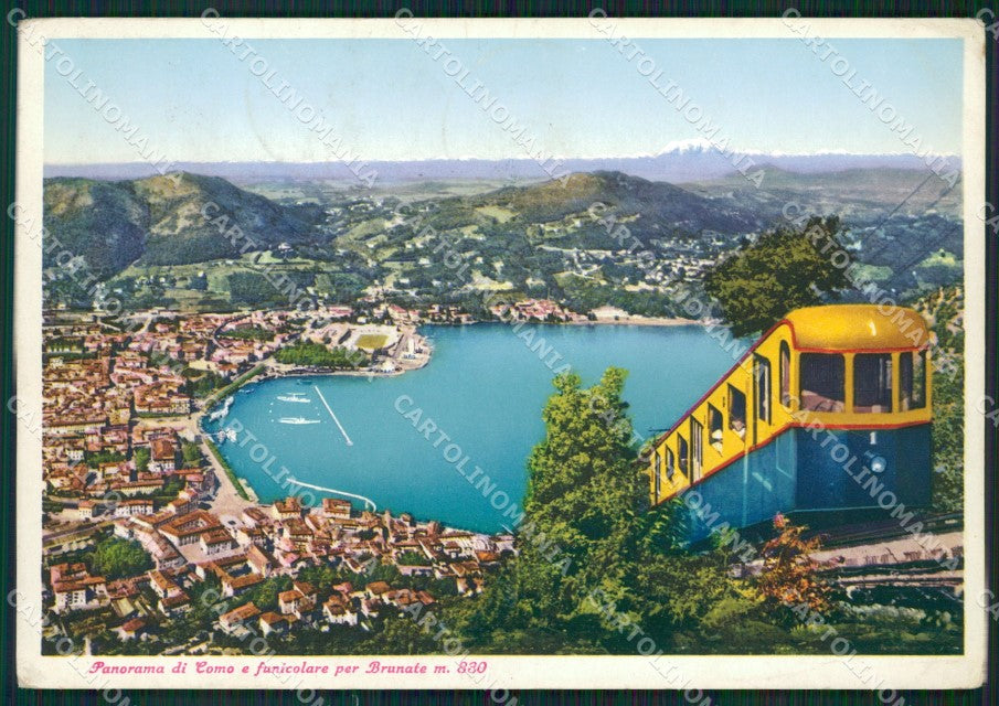 Como Brunate Funicolare FG cartolina ZK0584 – fronte