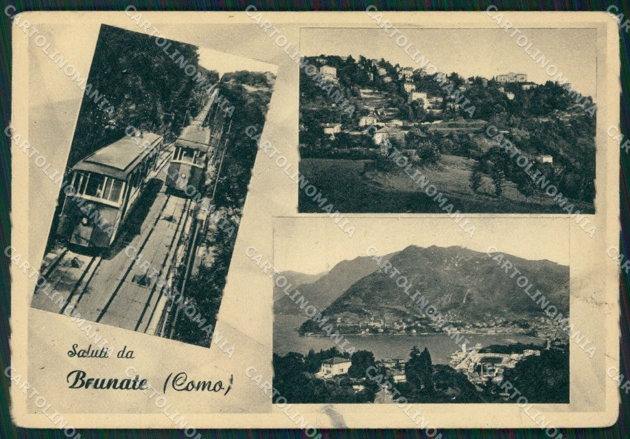 Como Brunate Funicolare PIEGHINA FG cartolina ZK0585 – fronte