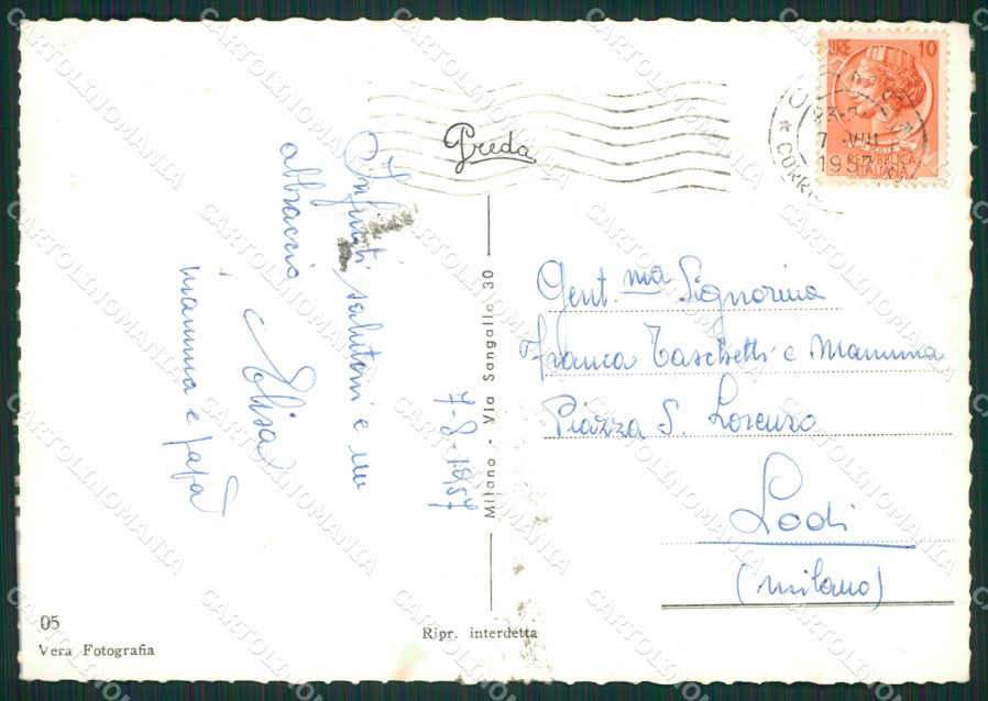 Como Brunate Saluti da Funicolare Foto FG cartolina ZK0588 – retro