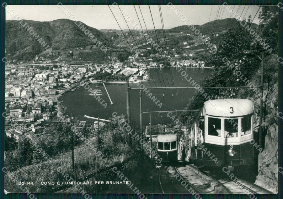 Como Brunate Funicolare Foto FG cartolina ZK0589 – fronte