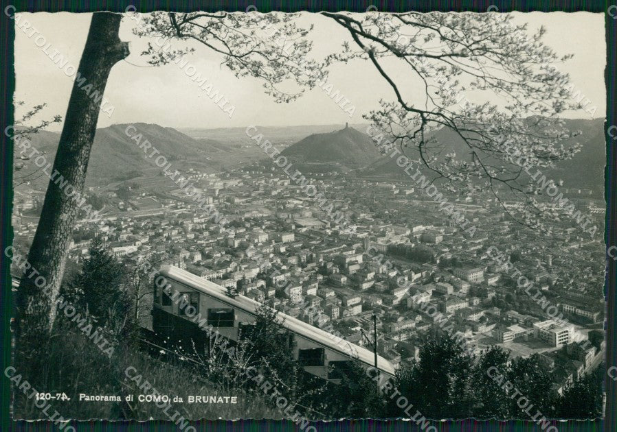 Como Brunate Funicolare Foto FG cartolina ZK0591 – fronte