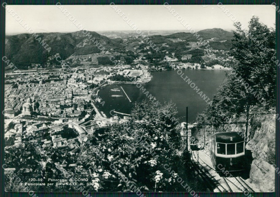 Como Brunate Funicolare PIEGHINA Foto FG cartolina ZK0592 – fronte