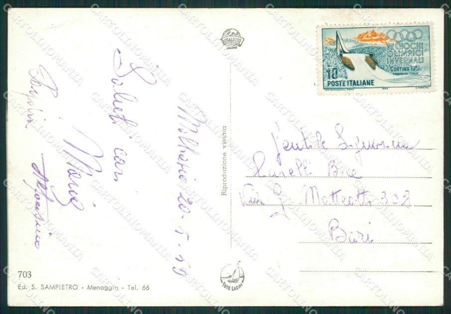 Como Moltrasio Battello Foto FG cartolina ZK0610 – retro