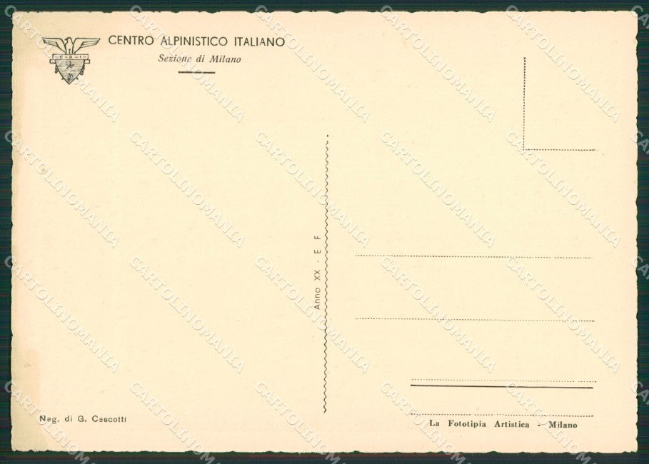Lecco Mandello Lario Cai FG cartolina ZK0625 – retro