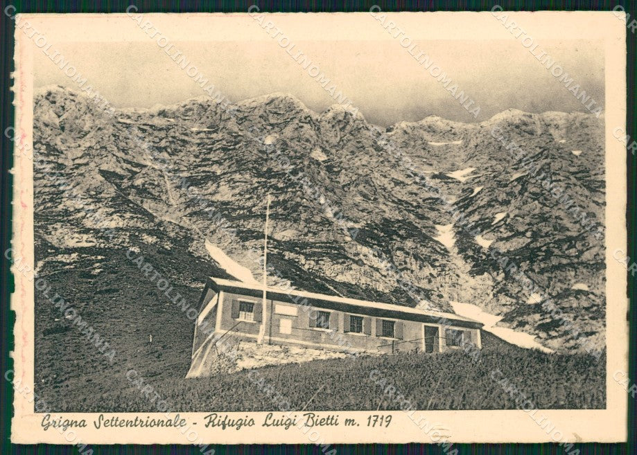 Lecco Mandello Lario Rifugio Bietti Cai FG cartolina ZK0633 – fronte