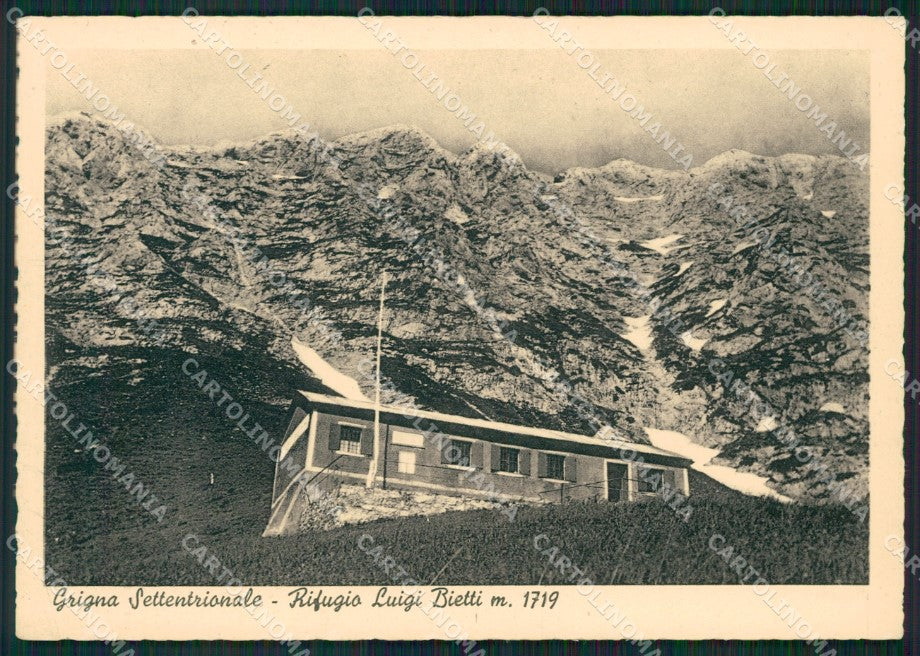 Lecco Mandello Lario Rifugio Bietti Cai FG cartolina ZK0635 – fronte