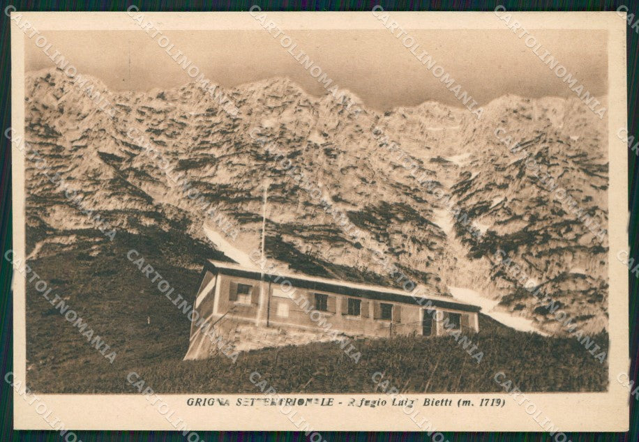 Lecco Mandello Lario Rifugio Bietti Cai FG cartolina ZK0636 – fronte