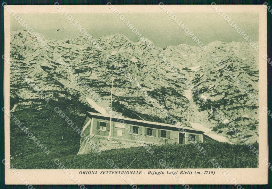 Lecco Mandello Lario Rifugio Bietti Cai FG cartolina ZK0638 – fronte