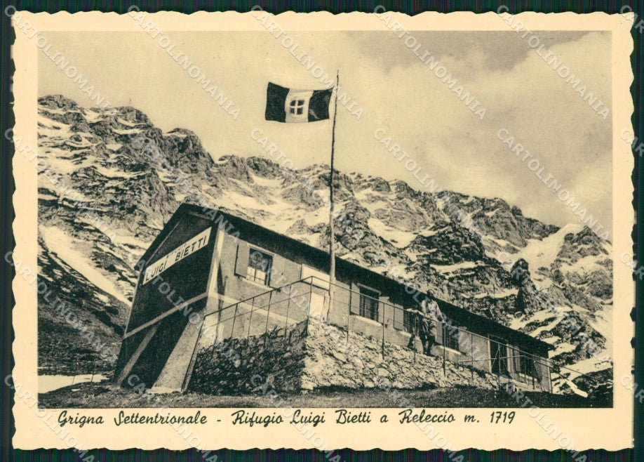Lecco Mandello Lario Rifugio Bietti Cai FG cartolina ZK0640 – fronte