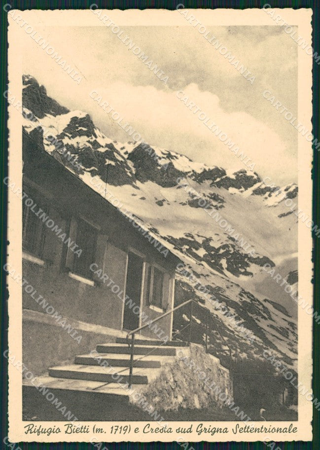 Lecco Mandello Lario Rifugio Bietti Cai FG cartolina ZK0656 – fronte