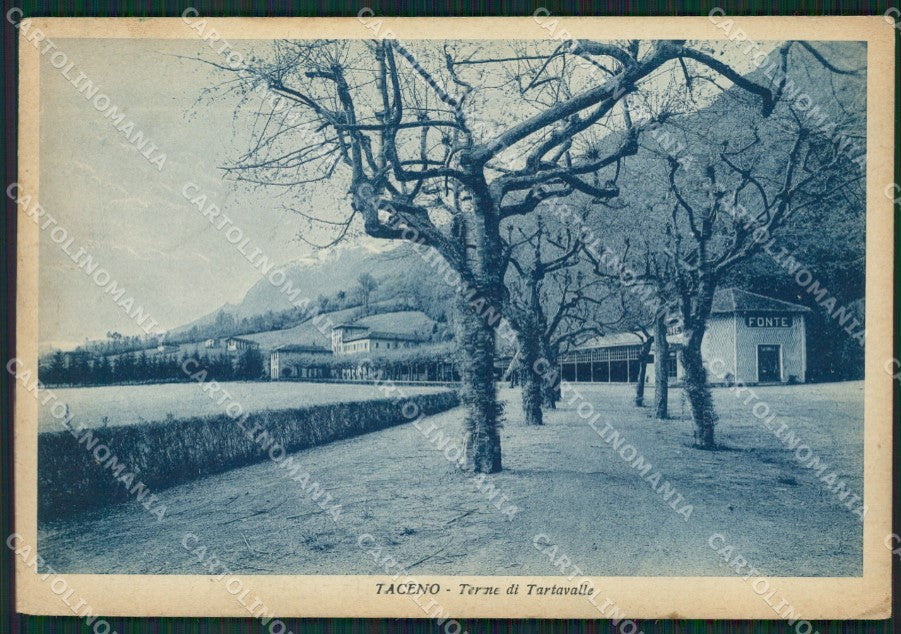 Lecco Taceno Terme di Tartavalle PIEGHINA FG cartolina ZK0670 – fronte