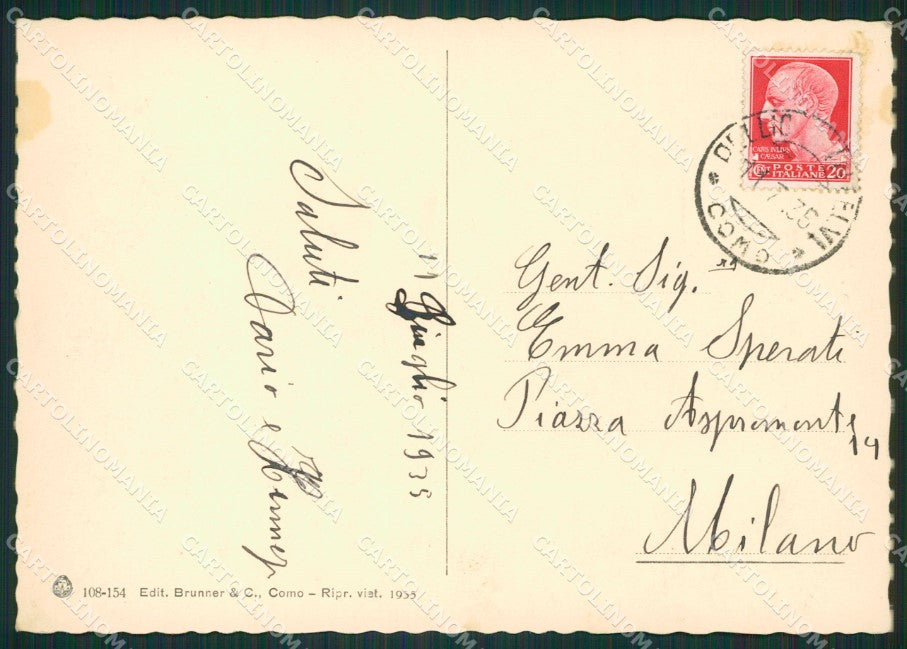 Como Rampogno FG cartolina ZK0687 – retro