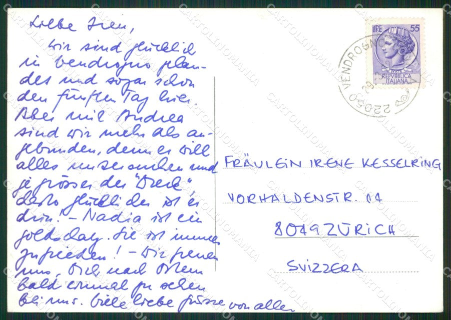 Lecco Vendrogno Inesio PIEGHINA Foto FG cartolina ZK0697 – retro