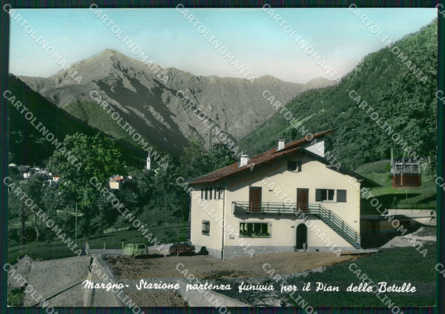 Lecco Margno Funivia Foto FG cartolina ZK0707 – fronte