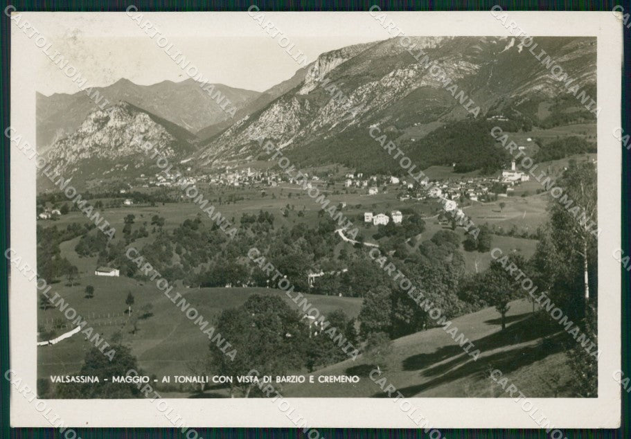 Lecco Cremeno Maggio Barzio Foto FG cartolina ZK0746 – fronte