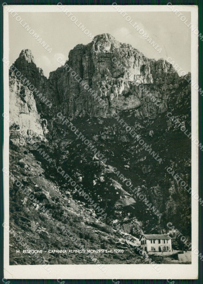 Lecco Resegone Rifugio Alpinisti Monzesi Cai Foto FG cartolina ZK0749 – fronte