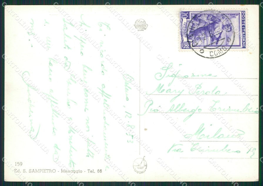 Como Osteno Foto FG cartolina ZK0773 – retro
