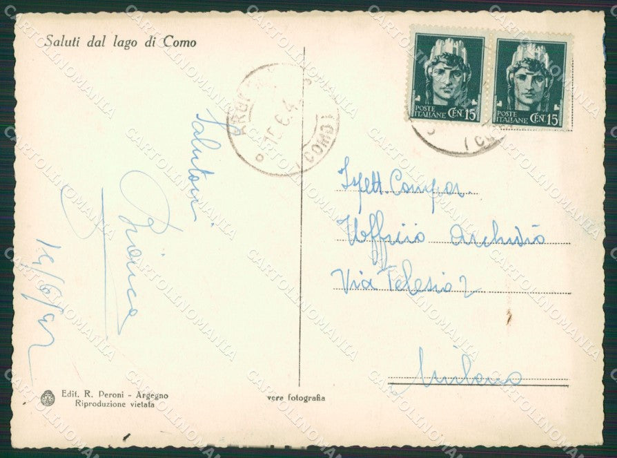 Como Argegno Foto FG cartolina ZK0774 – retro