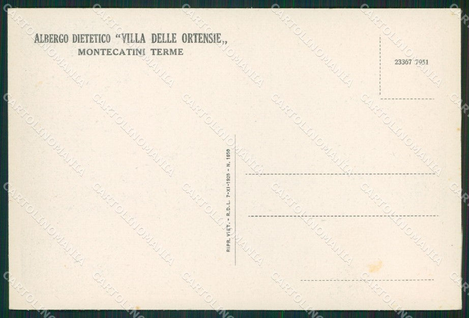 Pistoia Montecatini Terme FG cartolina ZK0792 – retro
