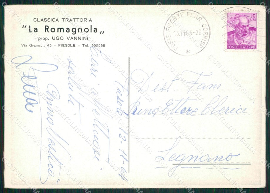 Firenze Fiesole FG cartolina ZK0795 – retro