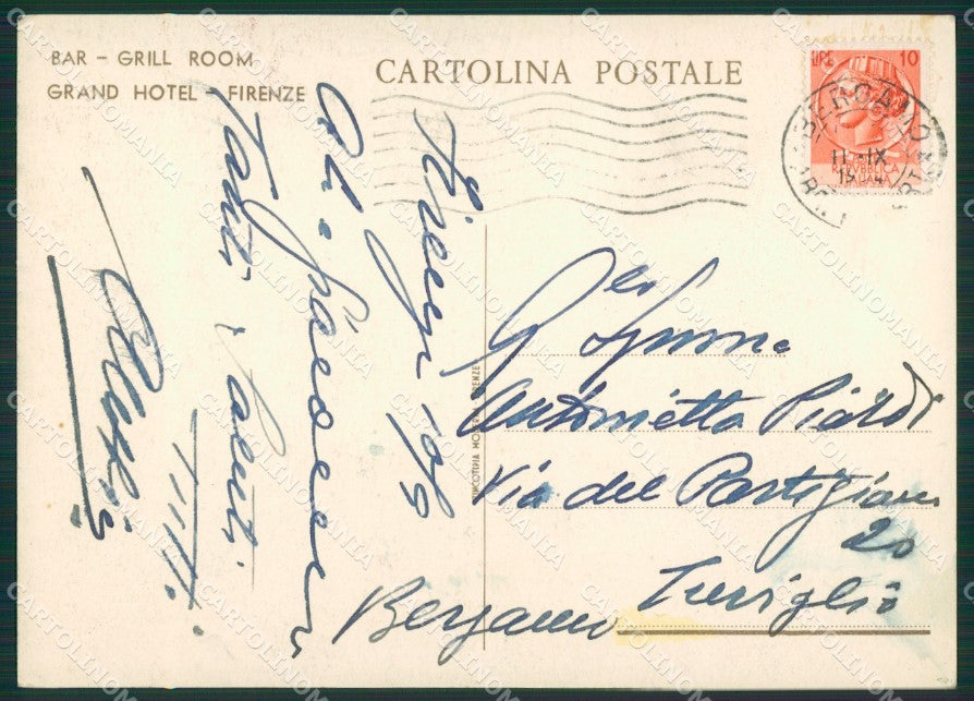 Firenze Città Bar FG cartolina ZK0802 – retro