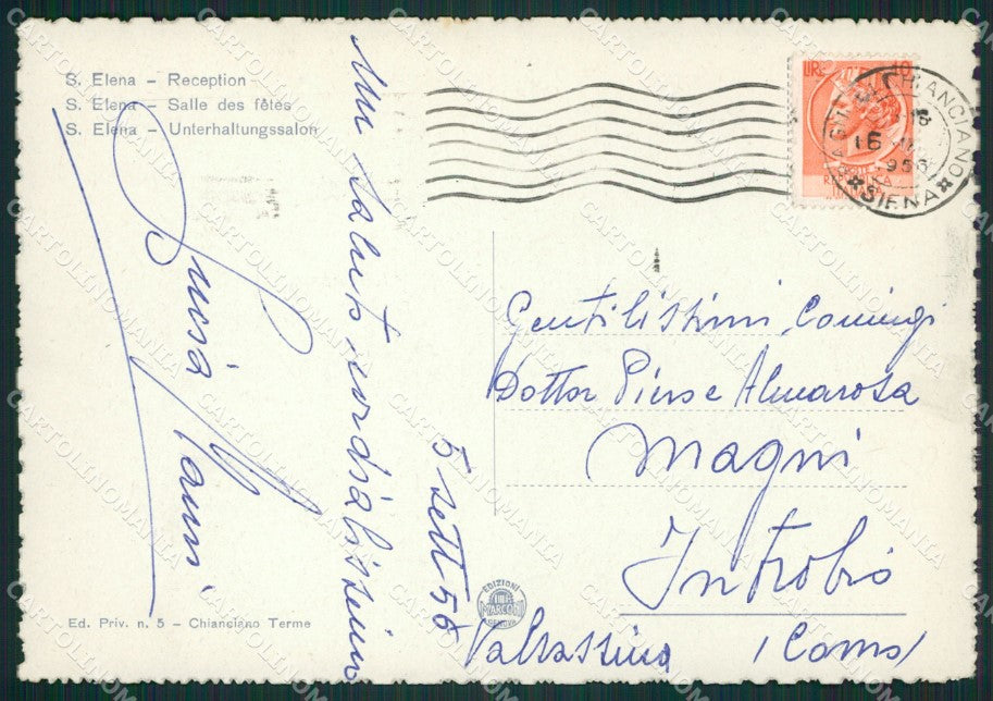 Siena Chianciano Terme FG cartolina ZK0806 – retro