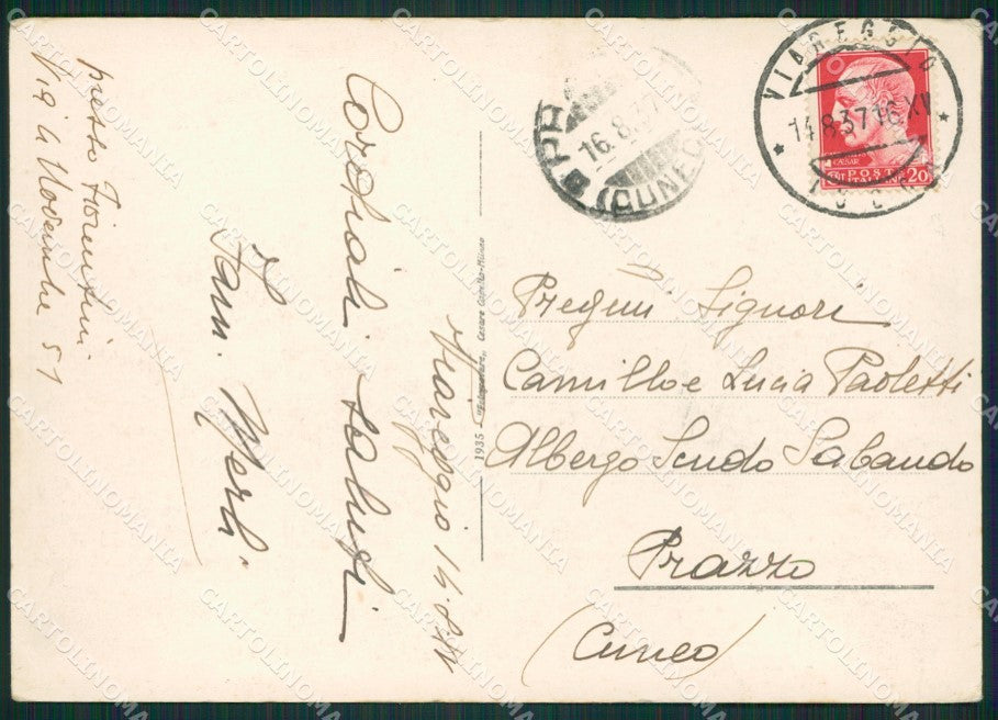 Lucca Viareggio FG cartolina ZK0815 – retro