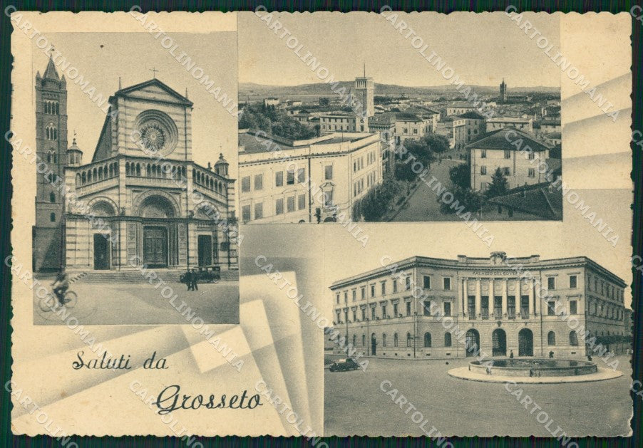 Grosseto Città Saluti da FG cartolina ZK0824 – fronte