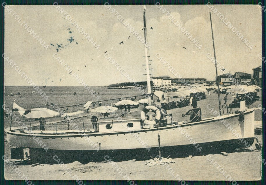Livorno Cecina Barca PIEGHINE FG cartolina ZK0832 – fronte