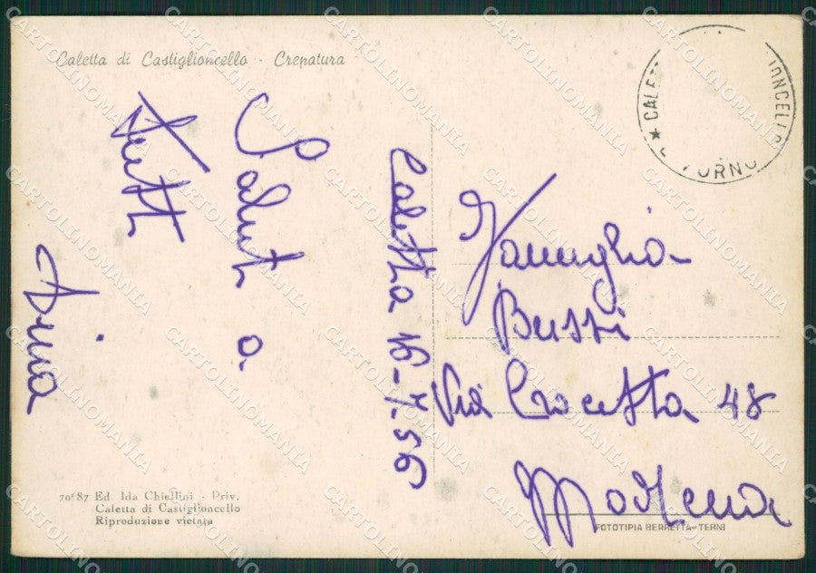 Livorno Rosignano Marittimo Castiglioncello FG cartolina ZK0833 – retro