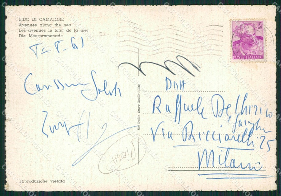 Lucca Camaiore STRAPPINO PIEGA FG cartolina ZK0837 – retro