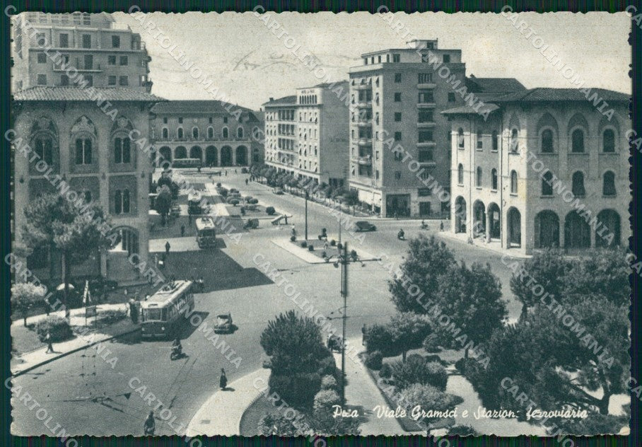Pisa Città Stazione Filovia FG cartolina ZK0840 – fronte