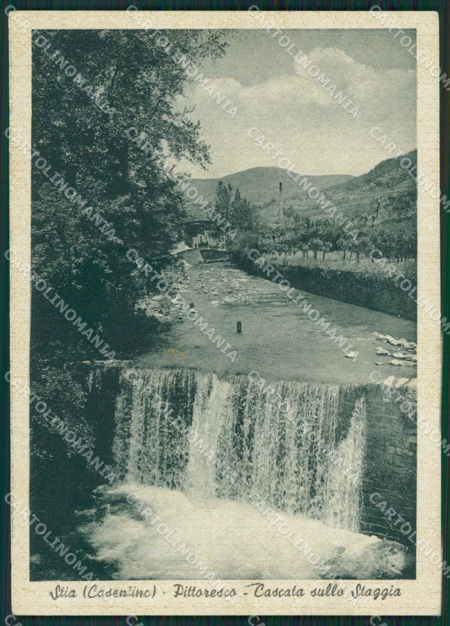 Arezzo Stia Cascata sullo Staggia FG cartolina ZK0844 – fronte