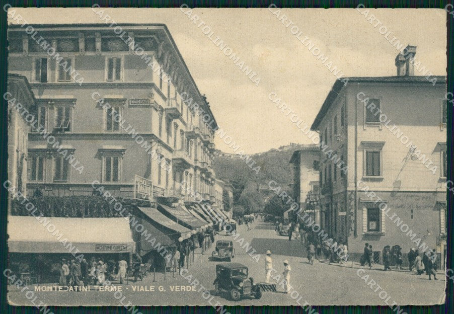 Pistoia Montecatini Terme Auto Vigile FG cartolina ZK0847 – fronte